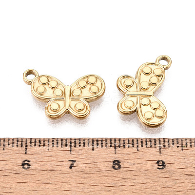 304 Stainless Steel Butterfly Pendants STAS-T069-33G-1