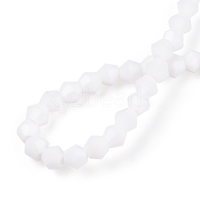 Opaque Solid Color Imitation Jade Glass Beads Strands EGLA-A039-P2mm-D15-1