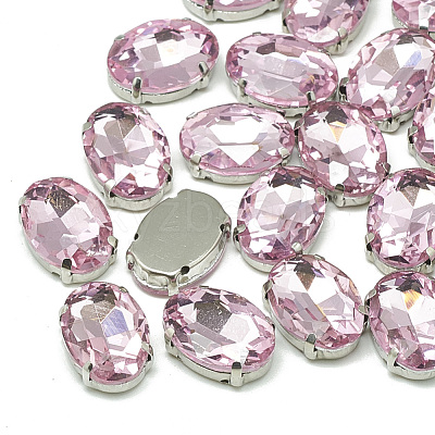 Sew on Rhinestone RGLA-T091-6x8mm-10P-1