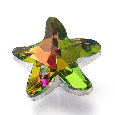 Faceted Glass Charms LS-GLAA-H101-A-11-1