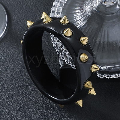 Punk Resin Bangles BJEW-P357-01P-02-1