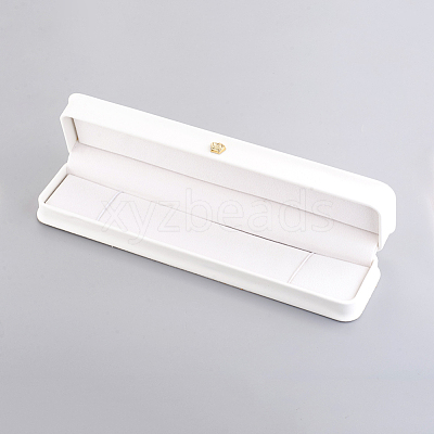 PU Leather Bracelet Necklace Gift Boxes X-LBOX-L005-H04-1