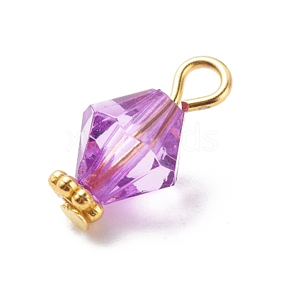 Transparent Acrylic Pendants PALLOY-JF01834-04-1