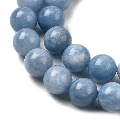 Natural Dyed White Jade Beads Strands G-M402-C04-28-1
