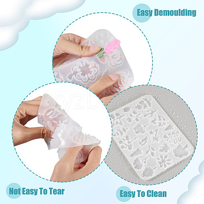 4Pcs 4 Styles Silicone Molds DIY-TA0013-63-1