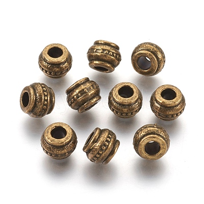 Tibetan Style European Beads MLF10904Y-NF-1