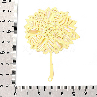 Brass Filigree Big Pendants KKC-T003-33G-1
