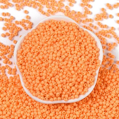 Opaque Acrylic Beads SACR-A007-01B-28-1