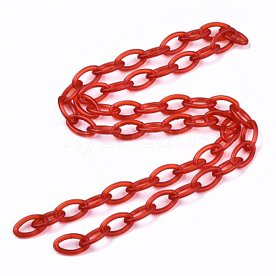 Handmade Transparent ABS Plastic Cable Chains X-KY-S166-001D-1