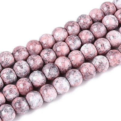 Baking Paint Glass Beads Strands DGLA-N016-6mm-03-1