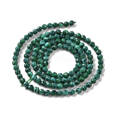 Synthetic Malachite Beads Strands G-H273-01B-1