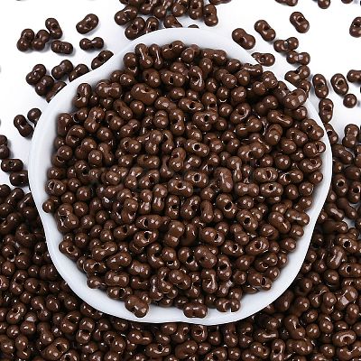 Baking Paint Glass Seed Beads SEED-K010-A24-1