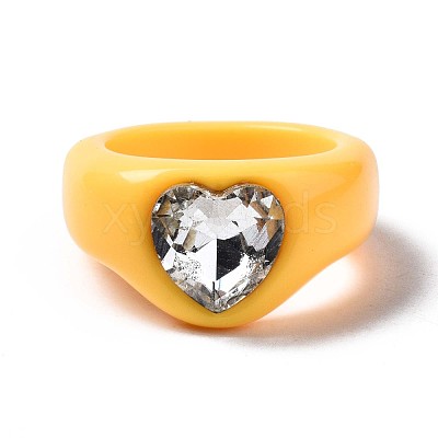 Opaque Acrylic Finger Rings RJEW-Q162-001E-1