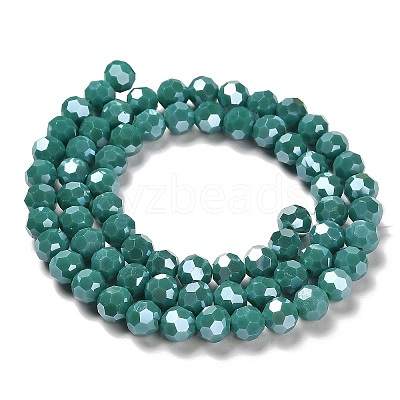 Opaque Glass Beads Stands EGLA-A035-P8mm-B21-1