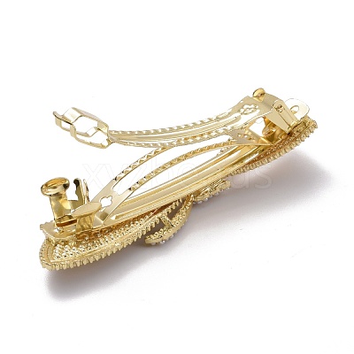 Alloy Crystal Rhinestone Hair Barrettes PHAR-D011-05LG-1