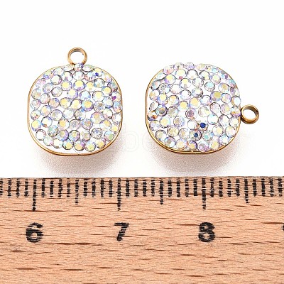 Ion Plating(IP) 201 Stainless Steel Charms STAS-N109-217B-G-1
