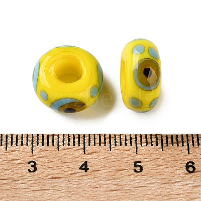 Handmade Lampwork European Beads LA-CBA0C61-01G-1