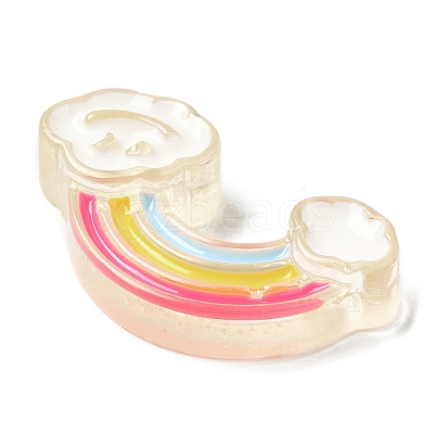 Translucent Resin Cabochons RESI-H147-01A-1