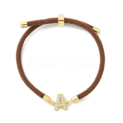 Adjustable Nylon Cord Bracelets X-BJEW-C096-01G-01-1