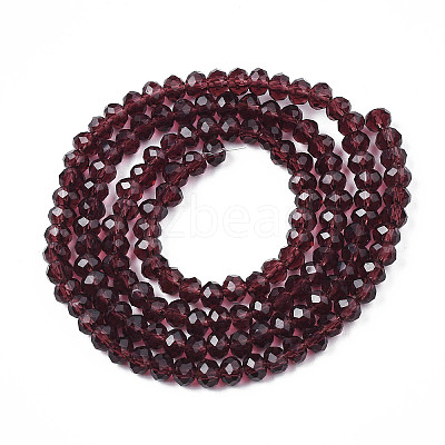 Glass Beads Strands EGLA-A034-T10mm-D26-1