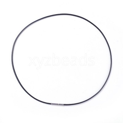 Waxed Polyester Cord Necklace Making MAK-I011-05-C-01-1