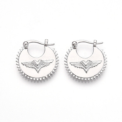 Brass Clip-on Earring for Women KK-T074-59P-1