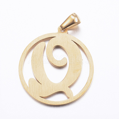 Ion Plating(IP) 304 Stainless Steel Pendants STAS-K162-070G-1
