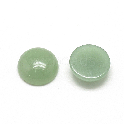 Natural Green Aventurine Cabochons X-G-R416-16mm-43-1