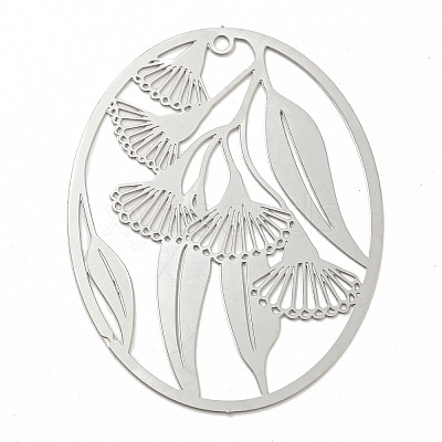 Non-Tarnish 201 Stainless Steel Pendants STAS-D023-07P-1