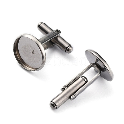 304 Stainless Steel Cuff Buttons STAS-L262-39H-P-1