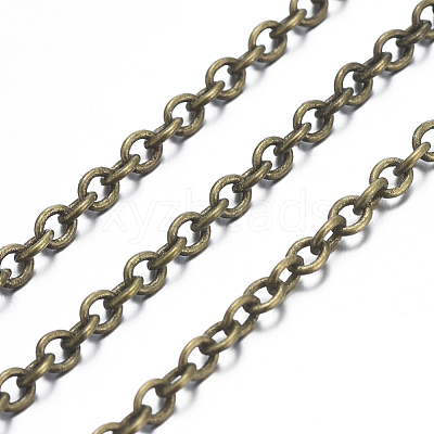 Brass Cable Chains CHC027Y-AB-1