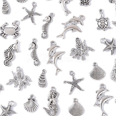 Tibetan Style Alloy Pendants FIND-FS0003-95AS-1