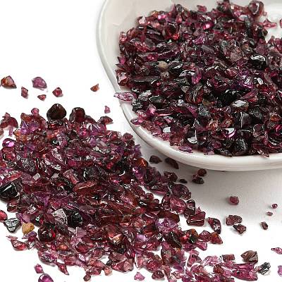 Natural Garnet Chip Beads G-O103-15H-01-1