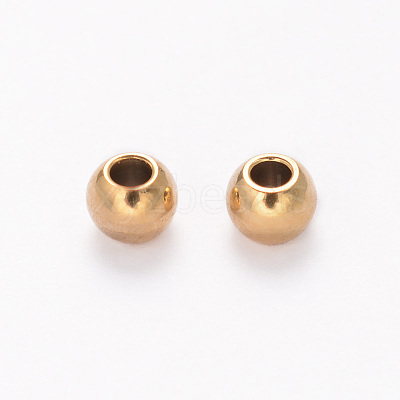 Ion Plating(IP) 304 Stainless Steel Spacer Beads A-STAS-G130-23G-2MM-1