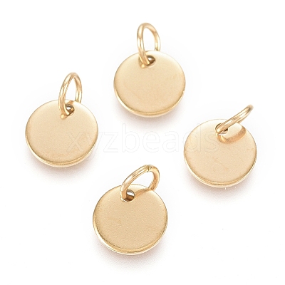 Ion Plating(IP) 304 Stainless Steel Charms X-EJEW-L238-03B-G-1