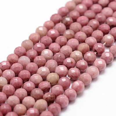 Natural Rhodonite Beads Strands X-G-D840-16-4mm-1