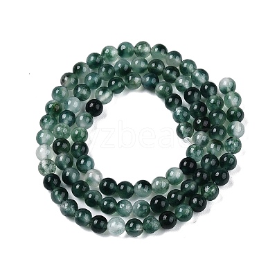Dyed Natural White Jade Beads Strands G-T140-4mm-A07-1