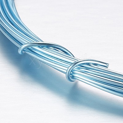 Round Aluminum Craft Wire LS-AW-D009-2mm-5m-24-1