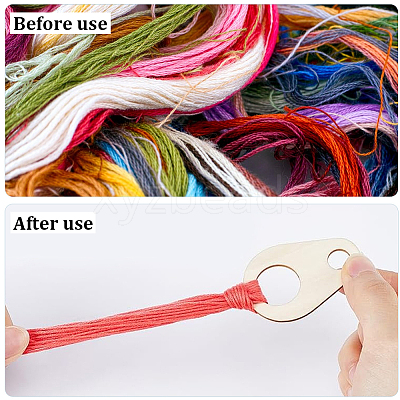 18 Skeins 6-Ply Polyester Embroidery Floss OCOR-CY0002-76-1