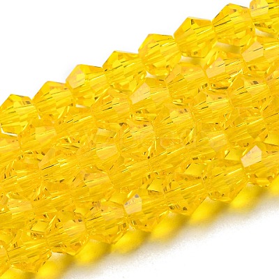 Transparent Glass Beads Strands EGLA-A039-T6mm-D22-1