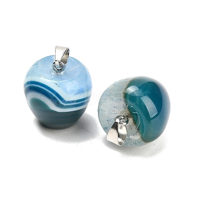 Teachers' Day Natural Agate Pendants GG-K002-14D-1