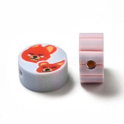 Handmade Polymer Clay Beads CLAY-E001-01A-1
