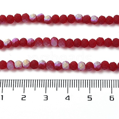 Transparent Glass Beads Strands X1-EGLA-A034-T4mm-MB07-1