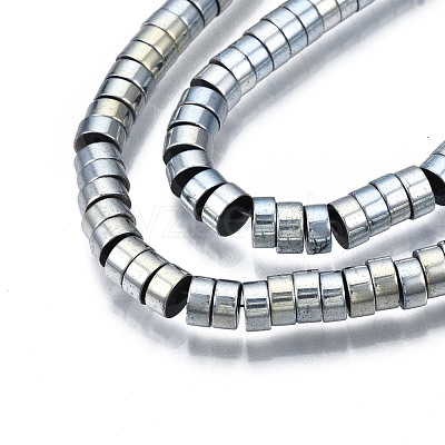 Electroplate Non-magnetic Synthetic Hematite Beads Strands G-T061-141B-1