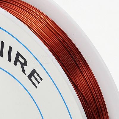 Round Copper Jewelry Wire X-CW0.4mm010-1