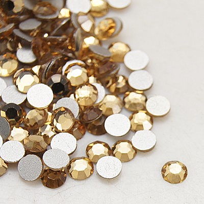 Glass Flat Back Rhinestone RGLA-C002-SS34-246-1