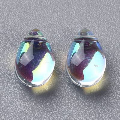 Transparent Glass Beads GGLA-M004-05A-1