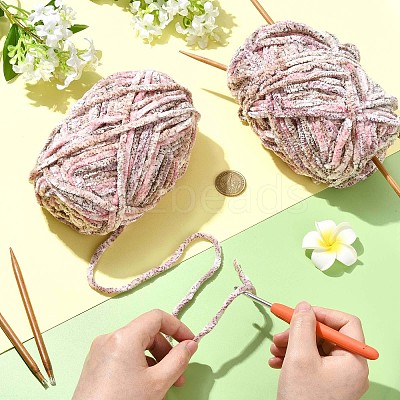 Super Bulky Chenille Polyester Yarn YCOR-FZC0001-01I-1
