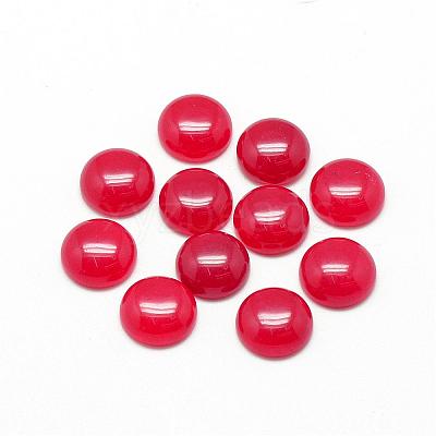 Natural White Jade Cabochons G-R416-16mm-10-1