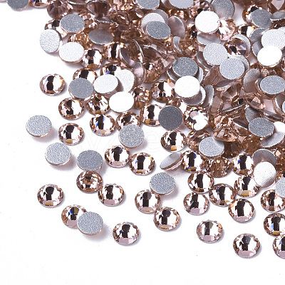 Glass Rhinestone Flat Back Cabochons RGLA-S002-08SS-12-1